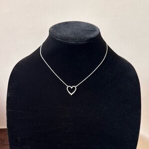 Brilliance Brass Open Heart Pendant
Necklace